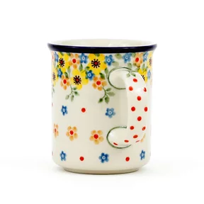 Kubek ceramiczny 236 0,3l <br> 2225X Wiosenny bukiet Bolesławiec